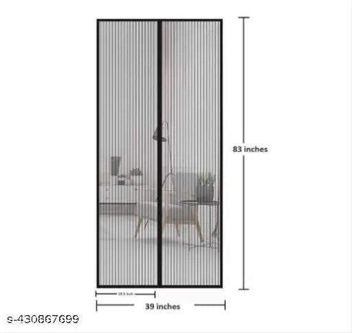 Polyester Magnetic Mosquito Net for Door | Mosquito Curtain for All Door Types & Sizes